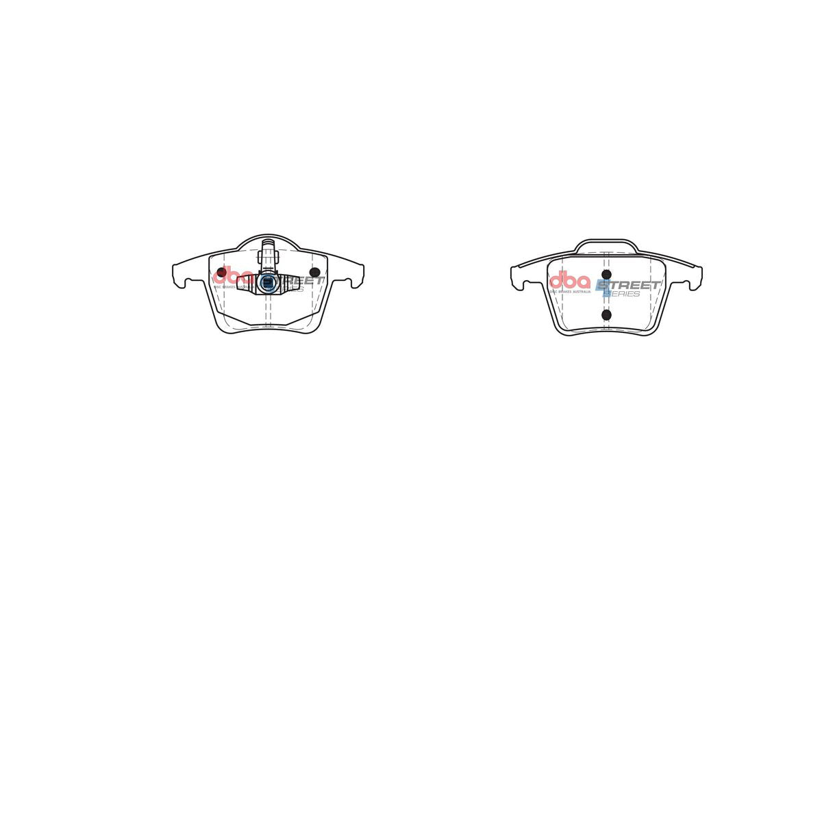 DBA Street Series Brake Pad Set Rear DB1659SS