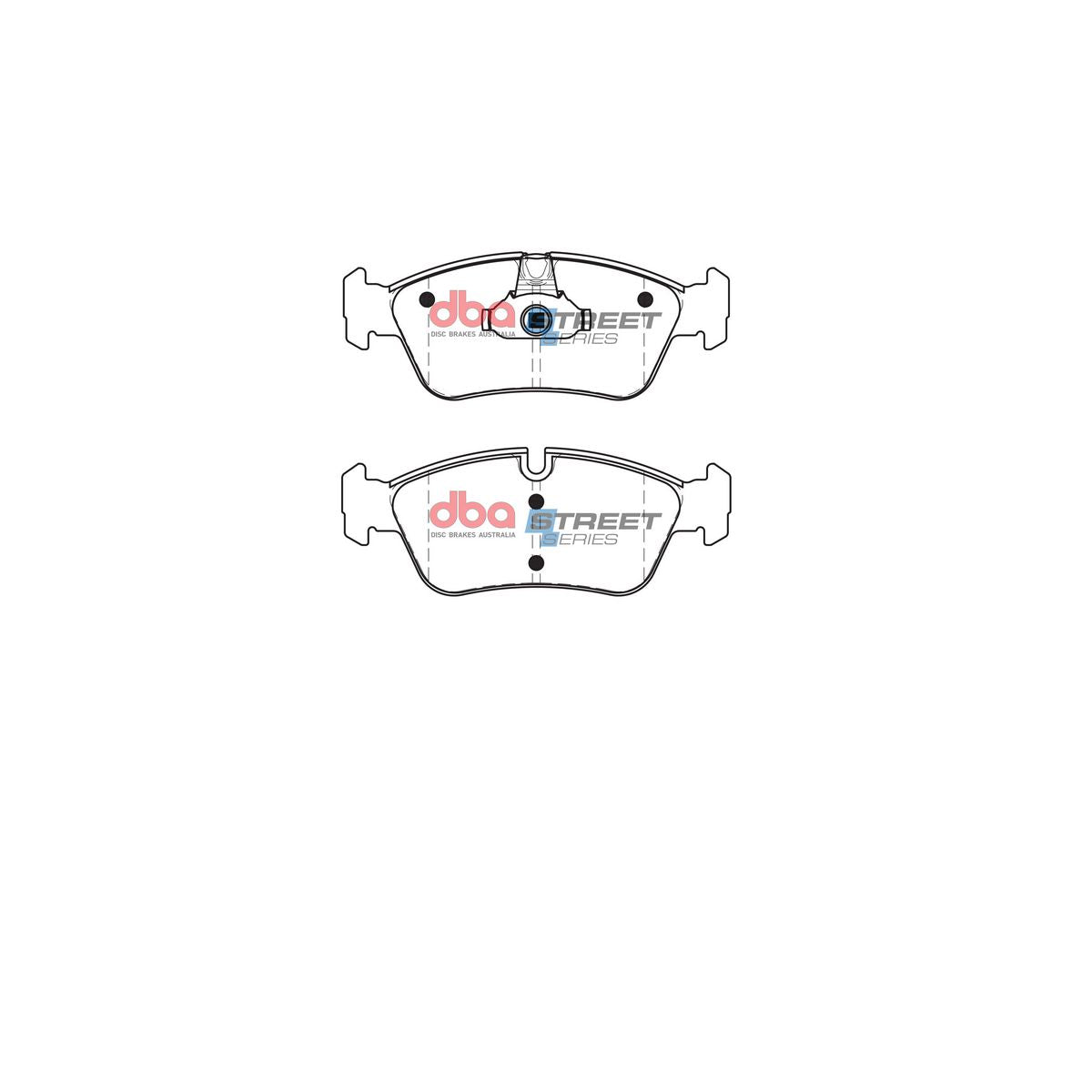 DBA Street Series Brake Pad Set Front DB1414SS