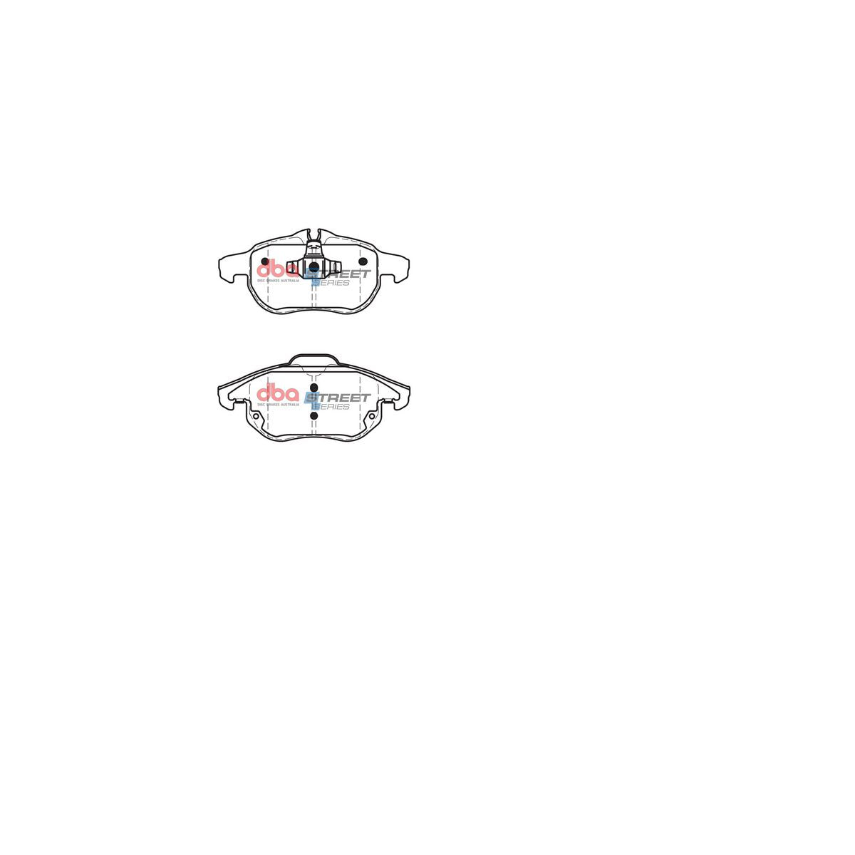 DBA Street Series Brake Pad Set Front DB1664SS