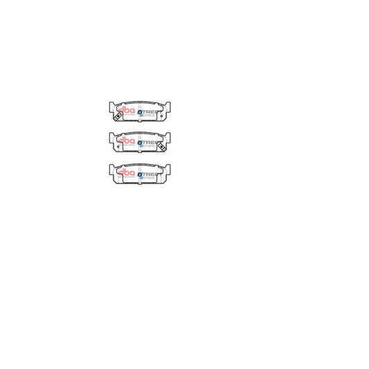 DBA Street Series Brake Pad Set Rear DB1399SS