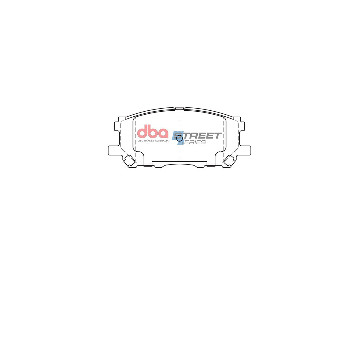DBA Street Series Brake Pad Set Front DB1517SS