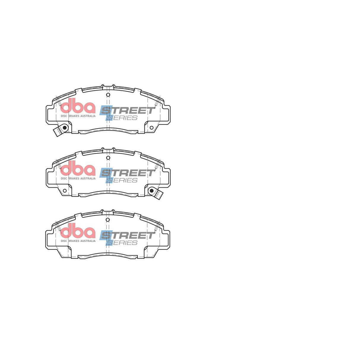 DBA Street Series Brake Pad Set Front DB1393SS