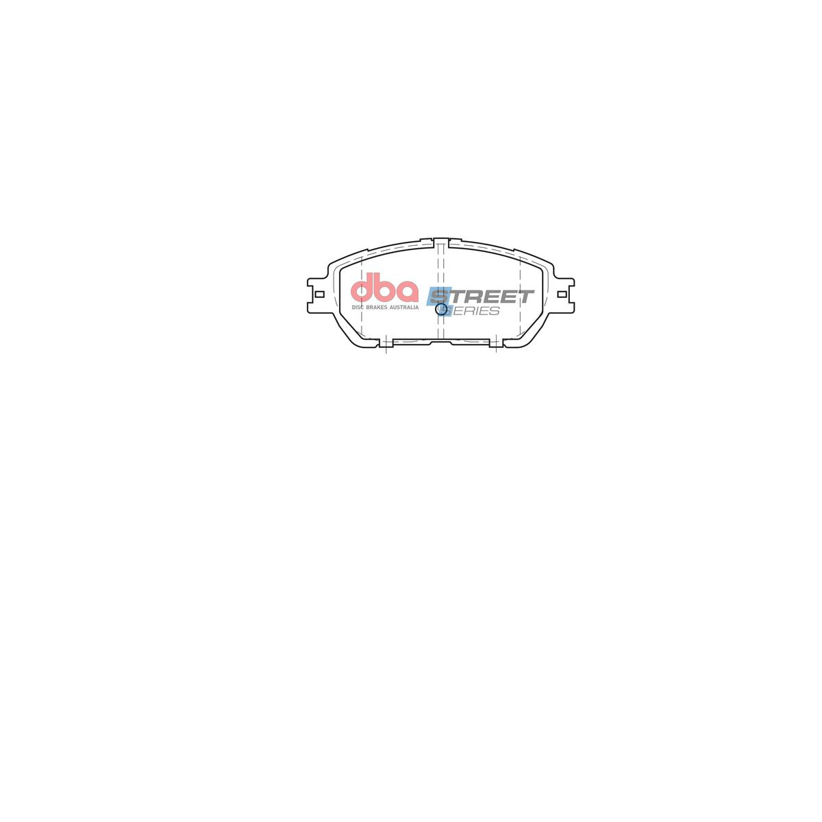 DBA Street Series Brake Pad Set Front DB1519SS