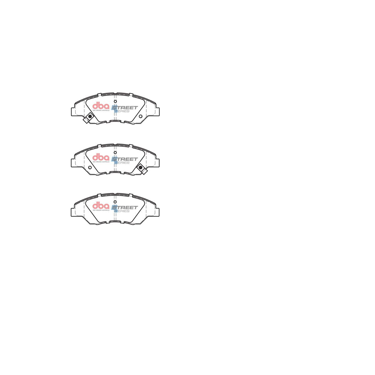DBA Street Series Brake Pad Set Front DB1512SS