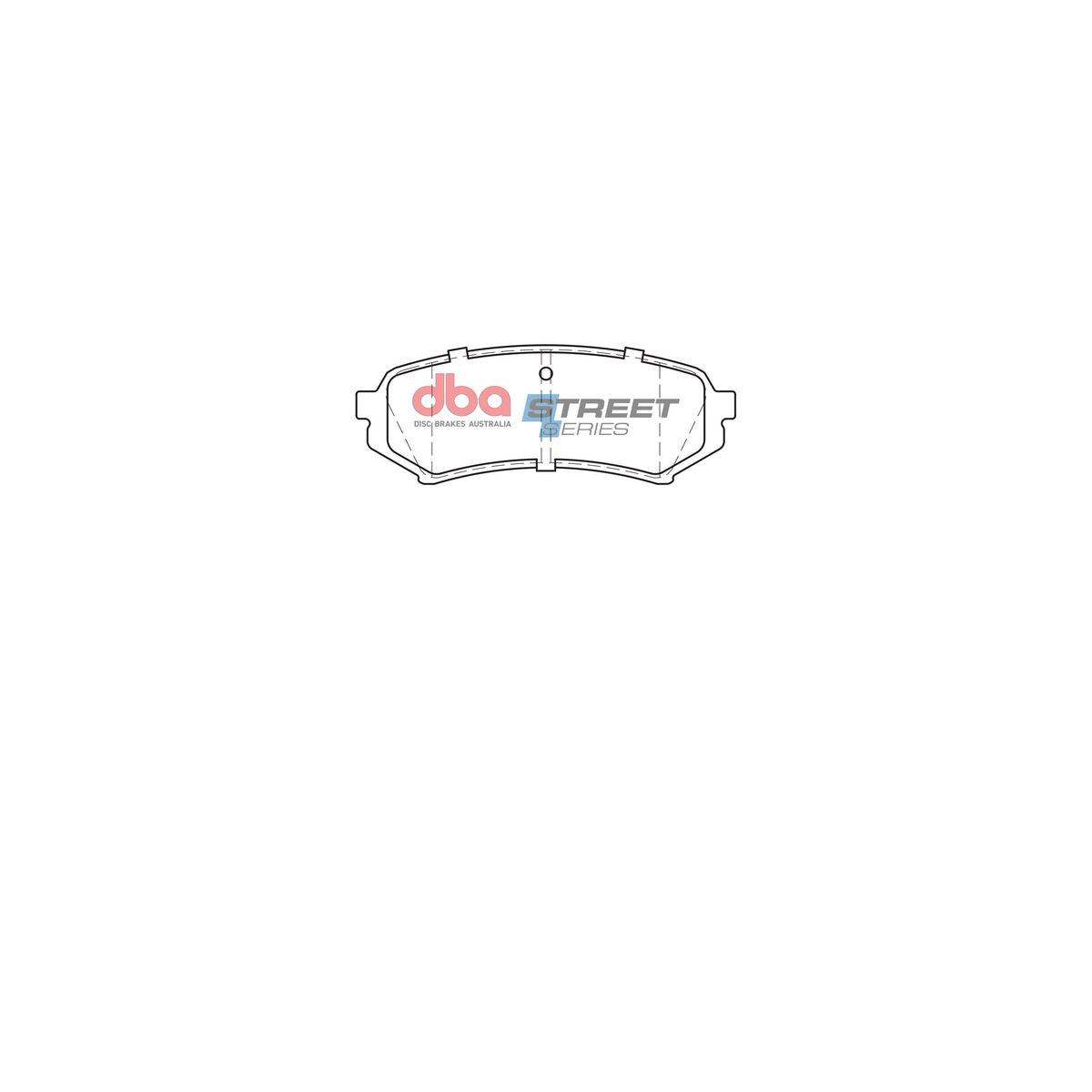 DBA Street Series Brake Pad Set Rear DB1383SS