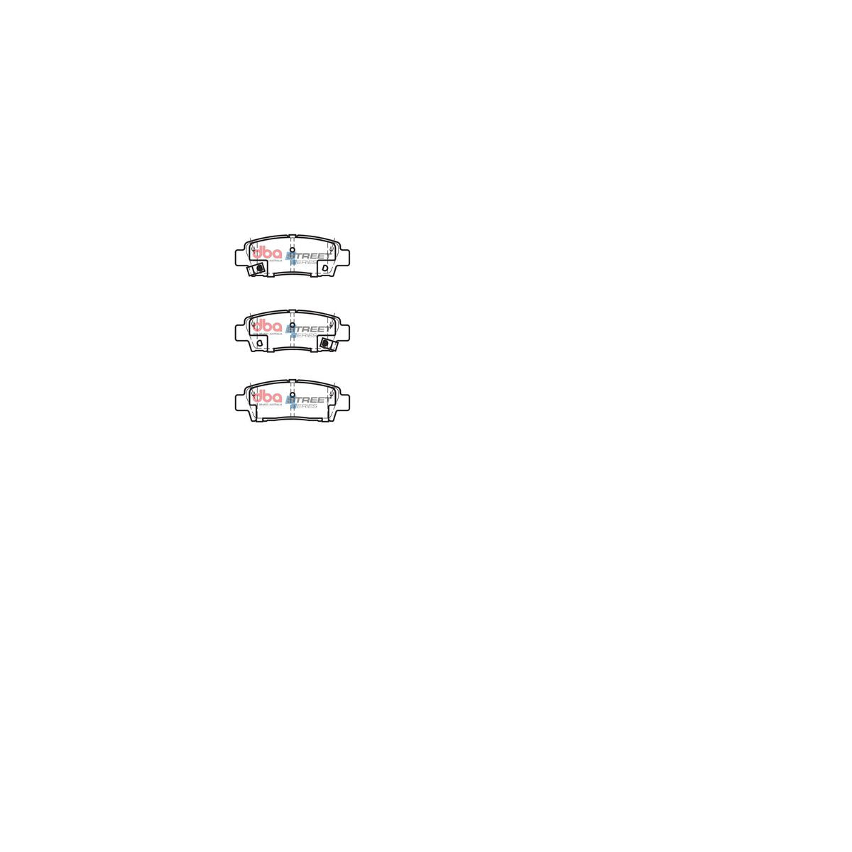 DBA Street Series Brake Pad Set Rear DB1384SS
