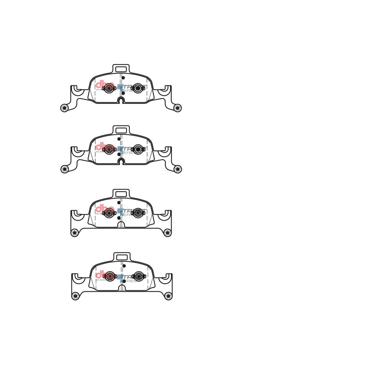 DBA Street Series Brake Pad Set DB15060SS