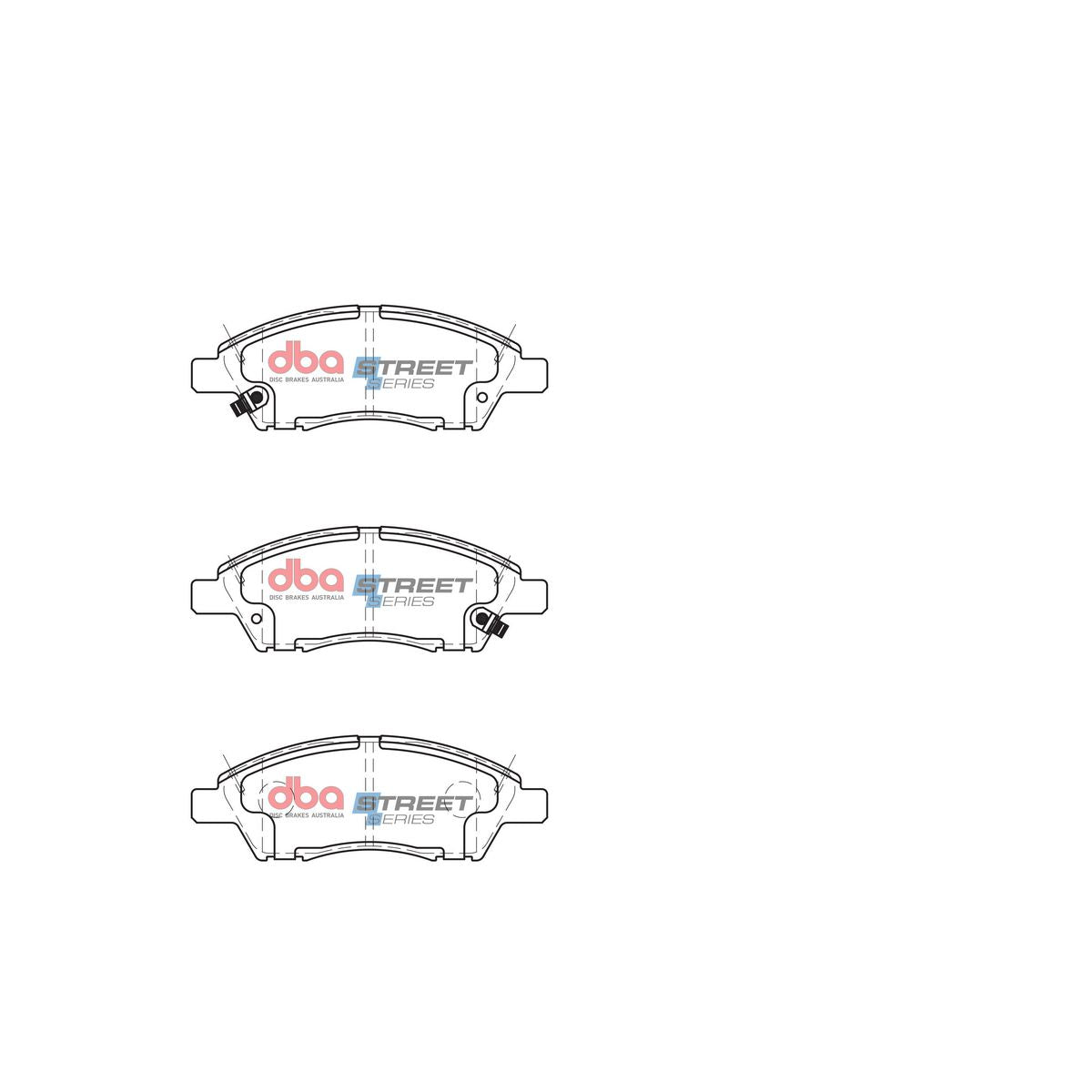 DBA Street Series Brake Pad Set Front DB1830SS
