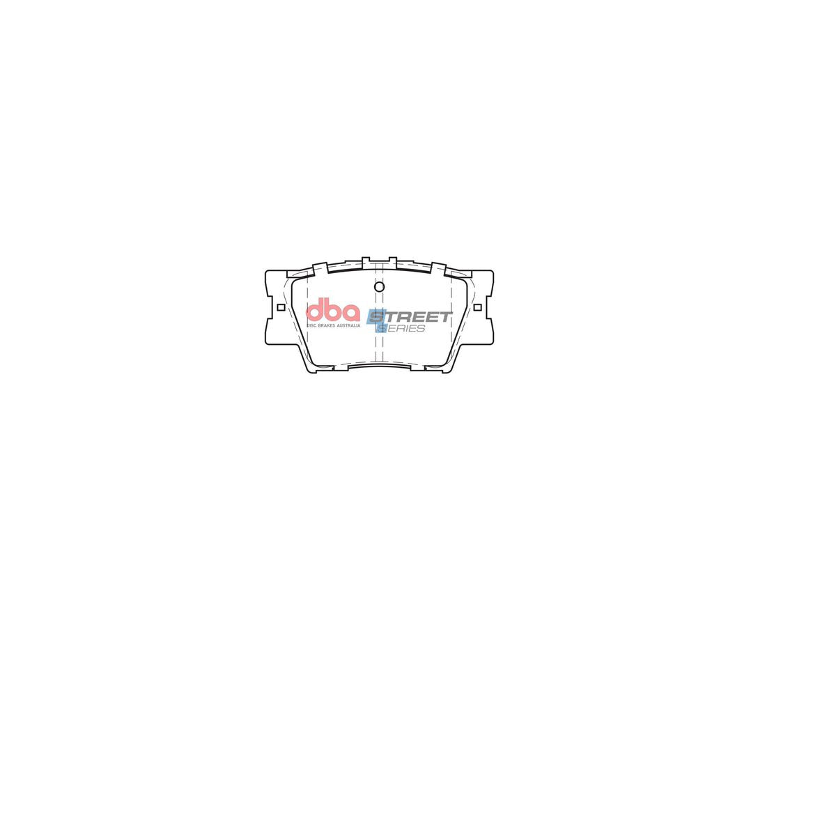 DBA Street Series Brake Pad Set Rear DB1832SS
