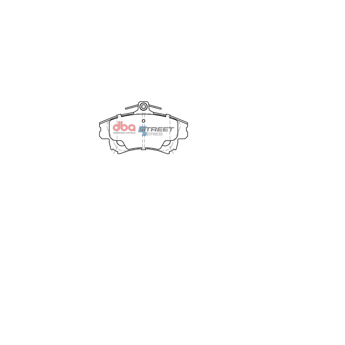 DBA Street Series Brake Pad Set Front DB1381SS