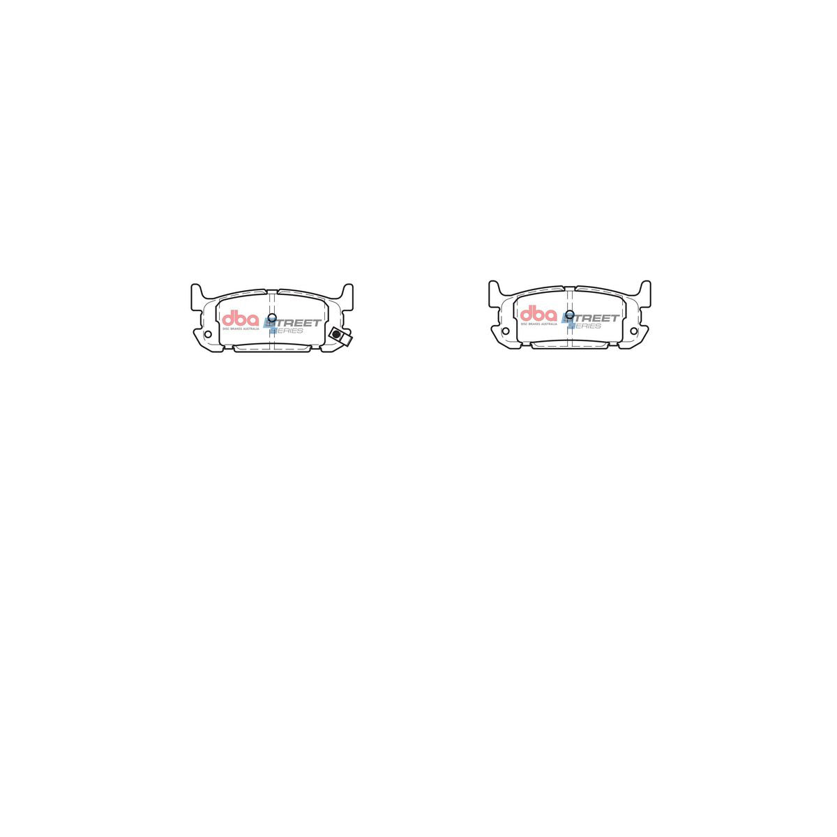 DBA Street Series Brake Pad Set Rear DB1508SS