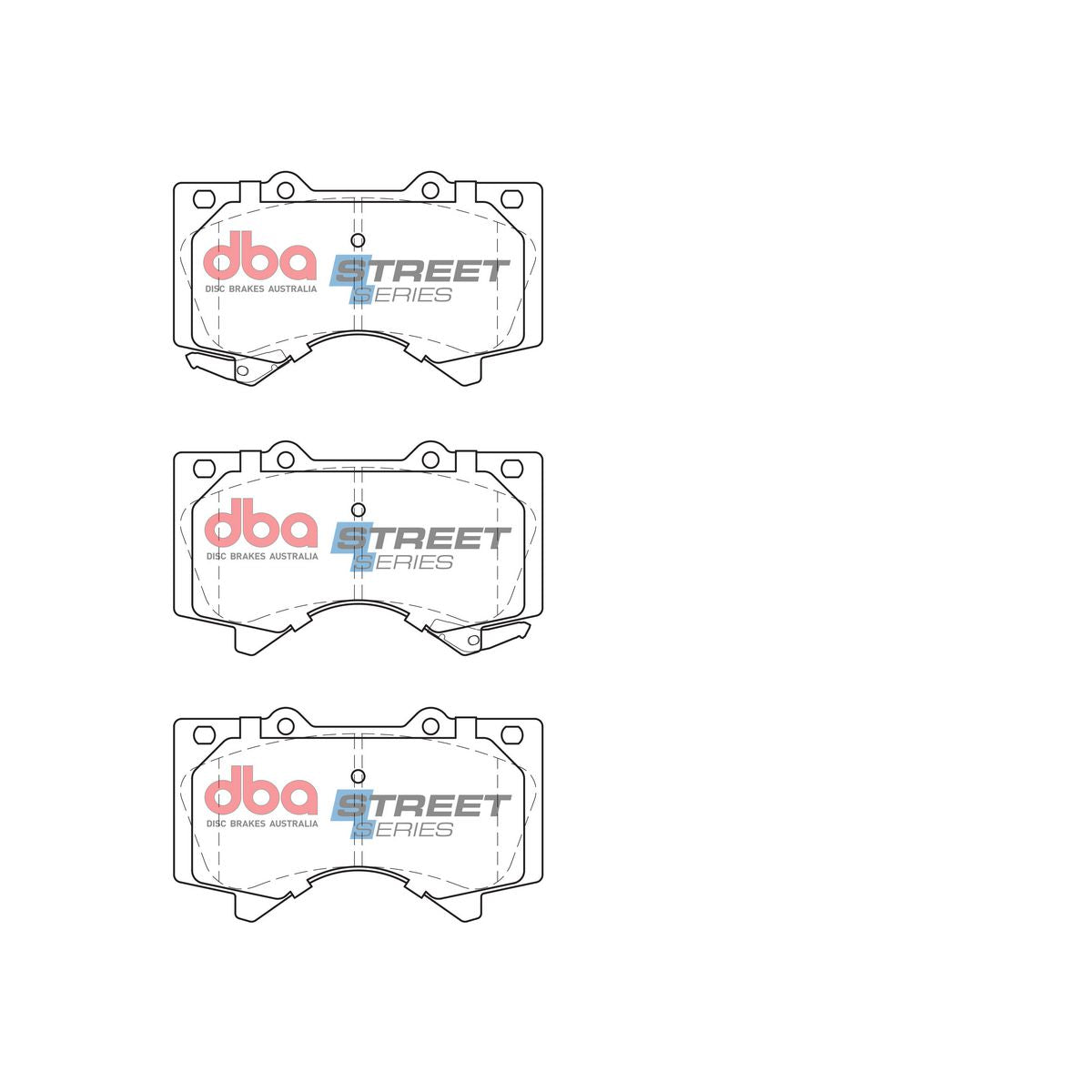 DBA Street Series Brake Pad Set Front DB1838SS