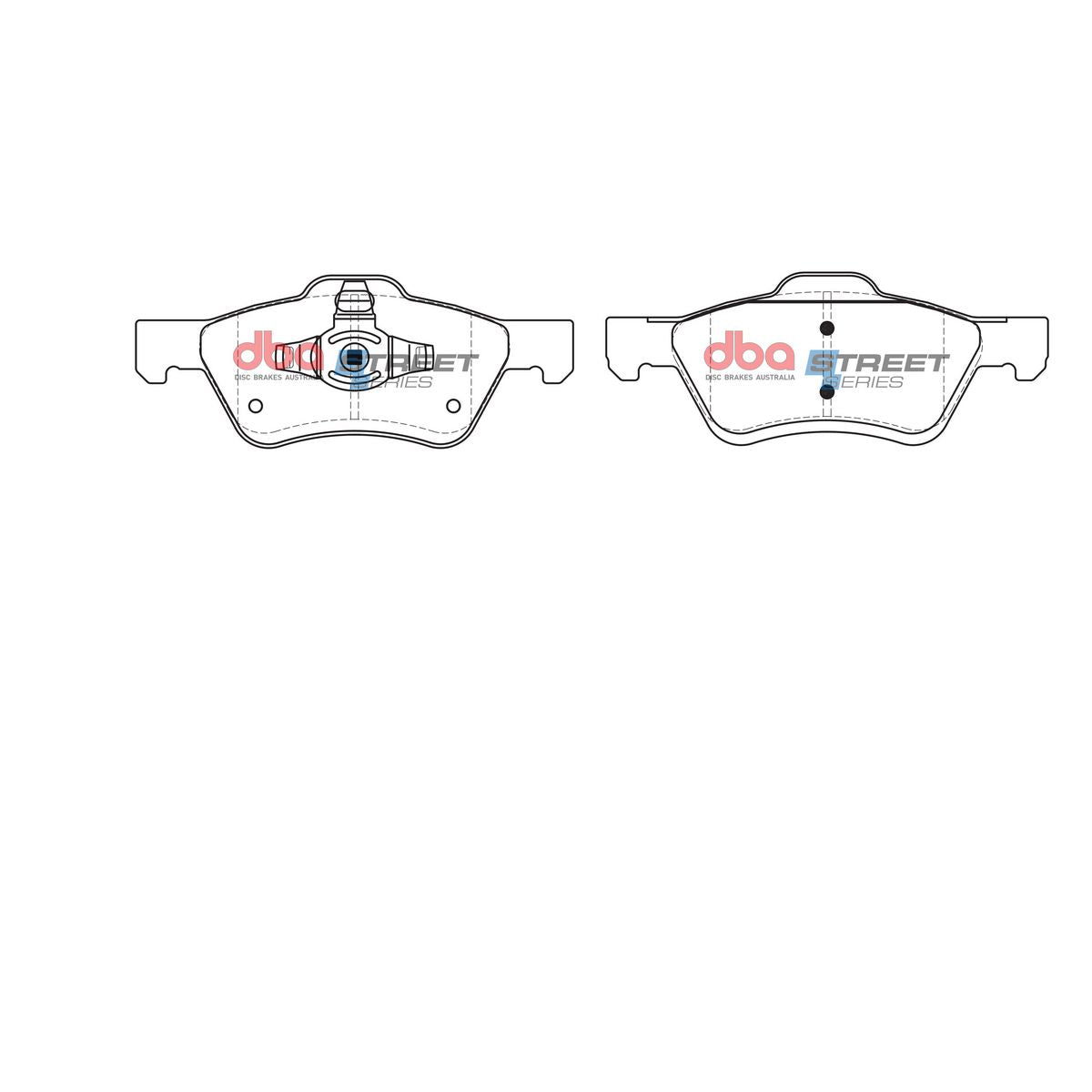 DBA Street Series Brake Pad Set Front DB1821SS