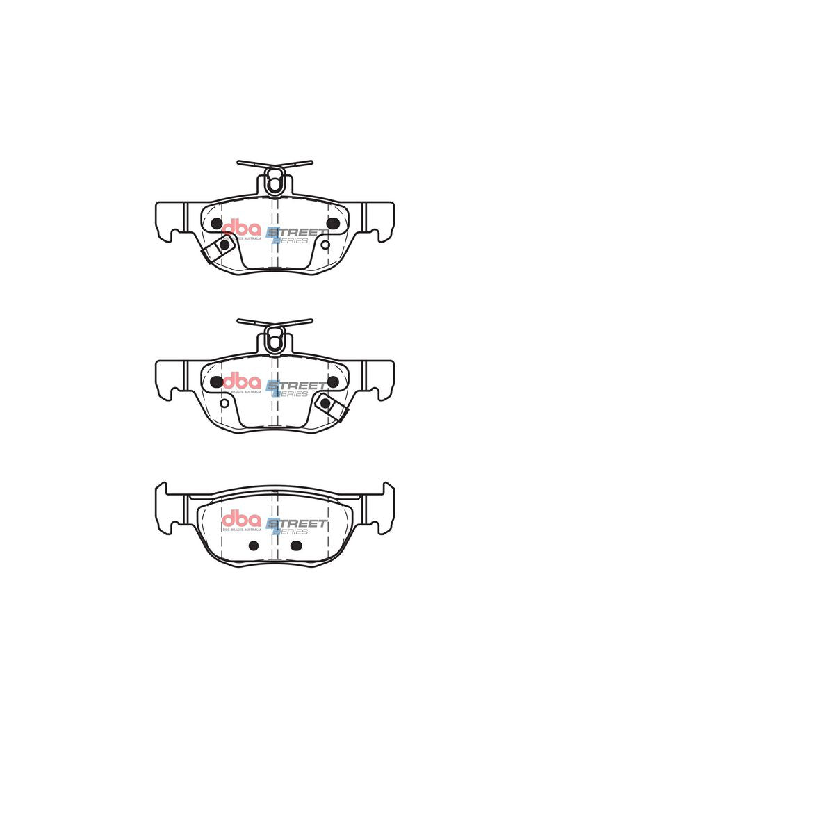 DBA Street Series Brake Pad Set DB15047SS