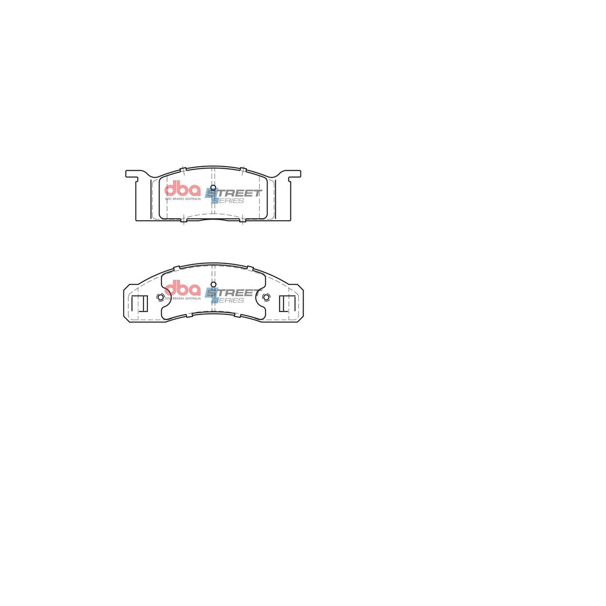 DBA Street Series Brake Pad Set Front DB1807SS
