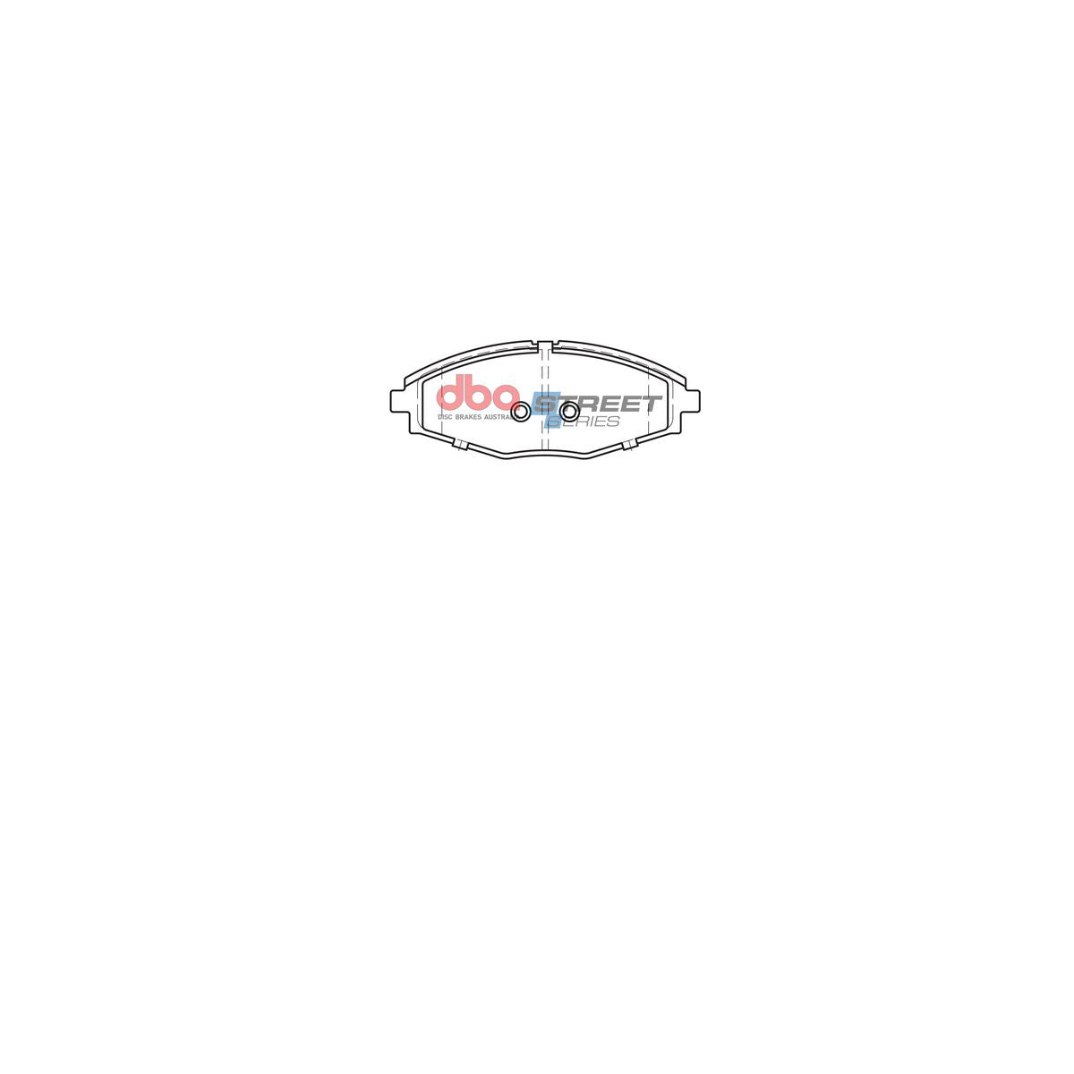 DBA Street Series Brake Pad Set Front DB1368SS