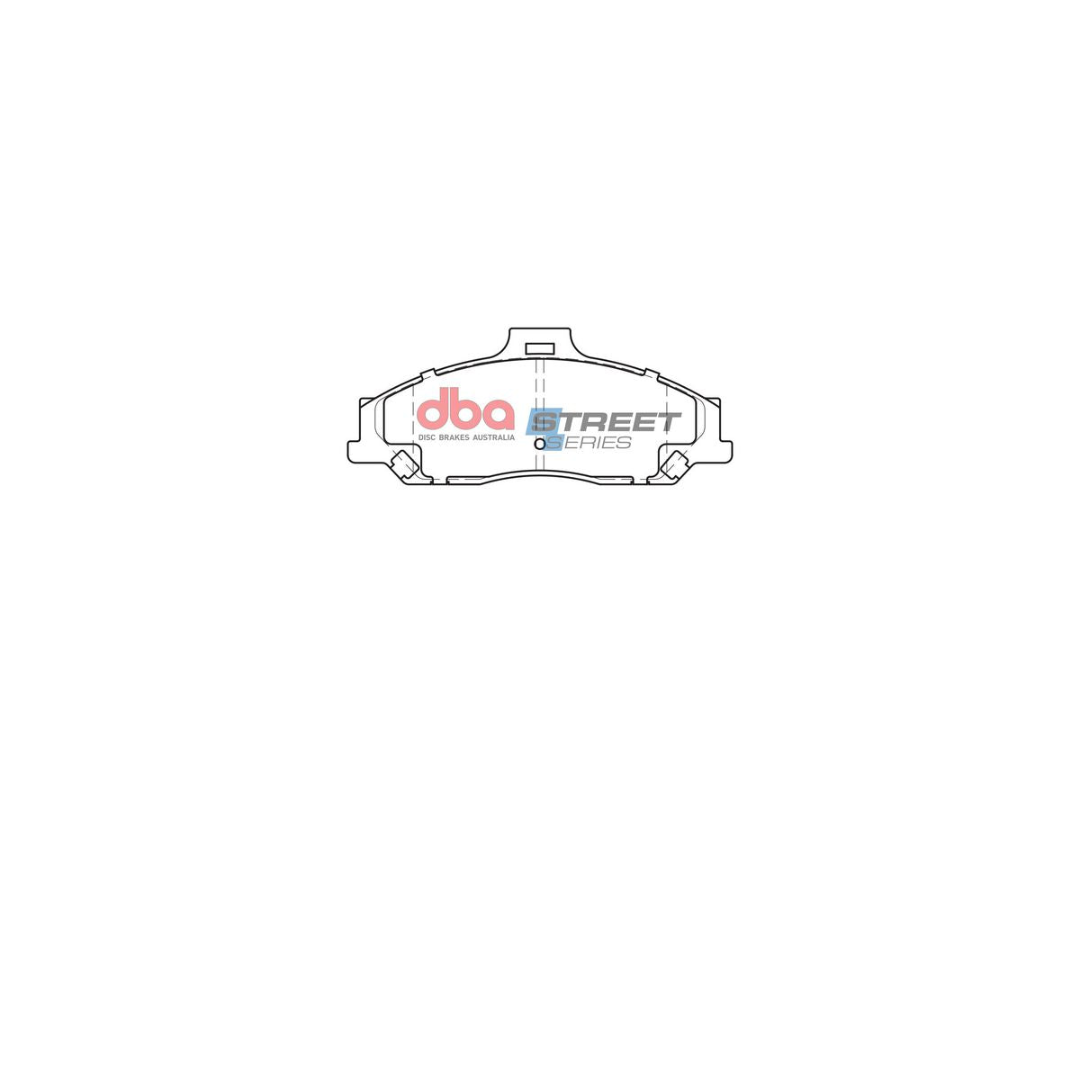 DBA Street Series Brake Pad Set Front DB1366SS