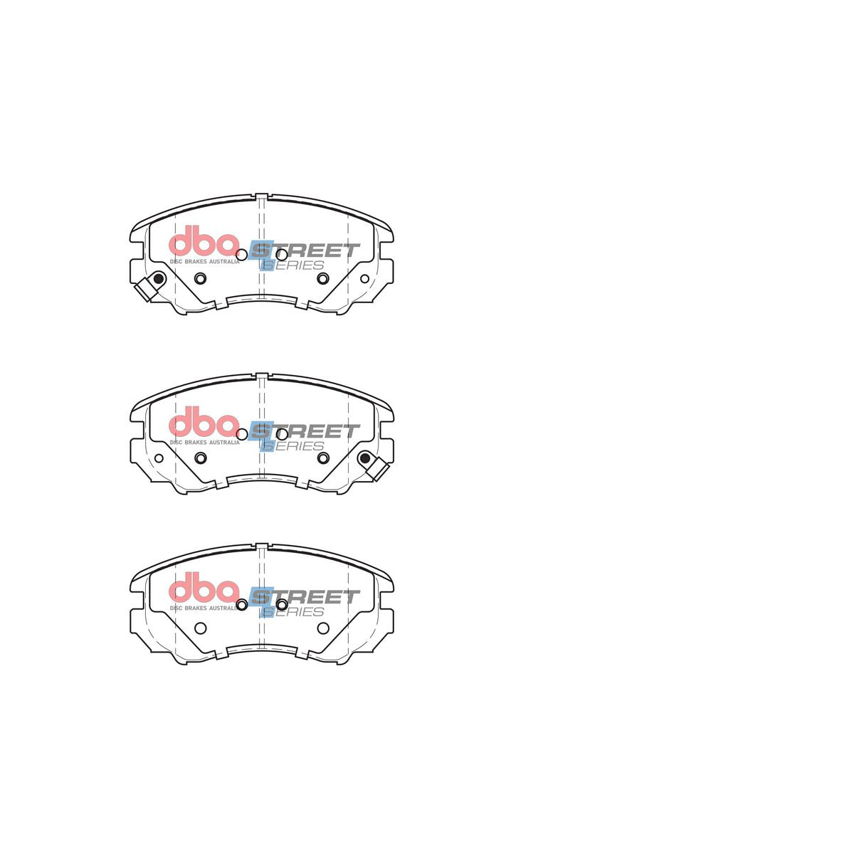 DBA Street Series Brake Pad Set Front DB1504SS