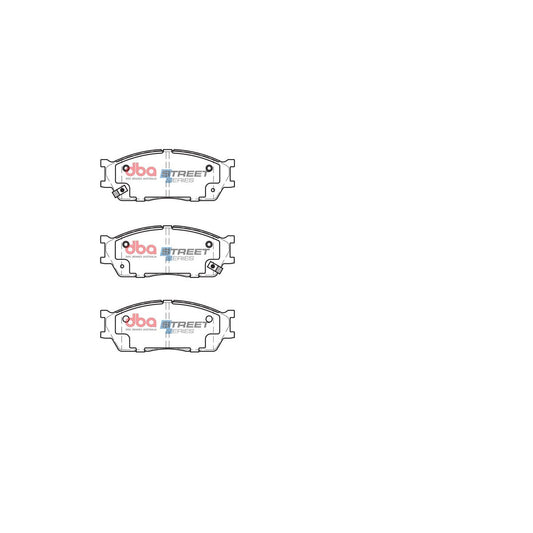DBA Street Series Brake Pad Set Front DB1805SS
