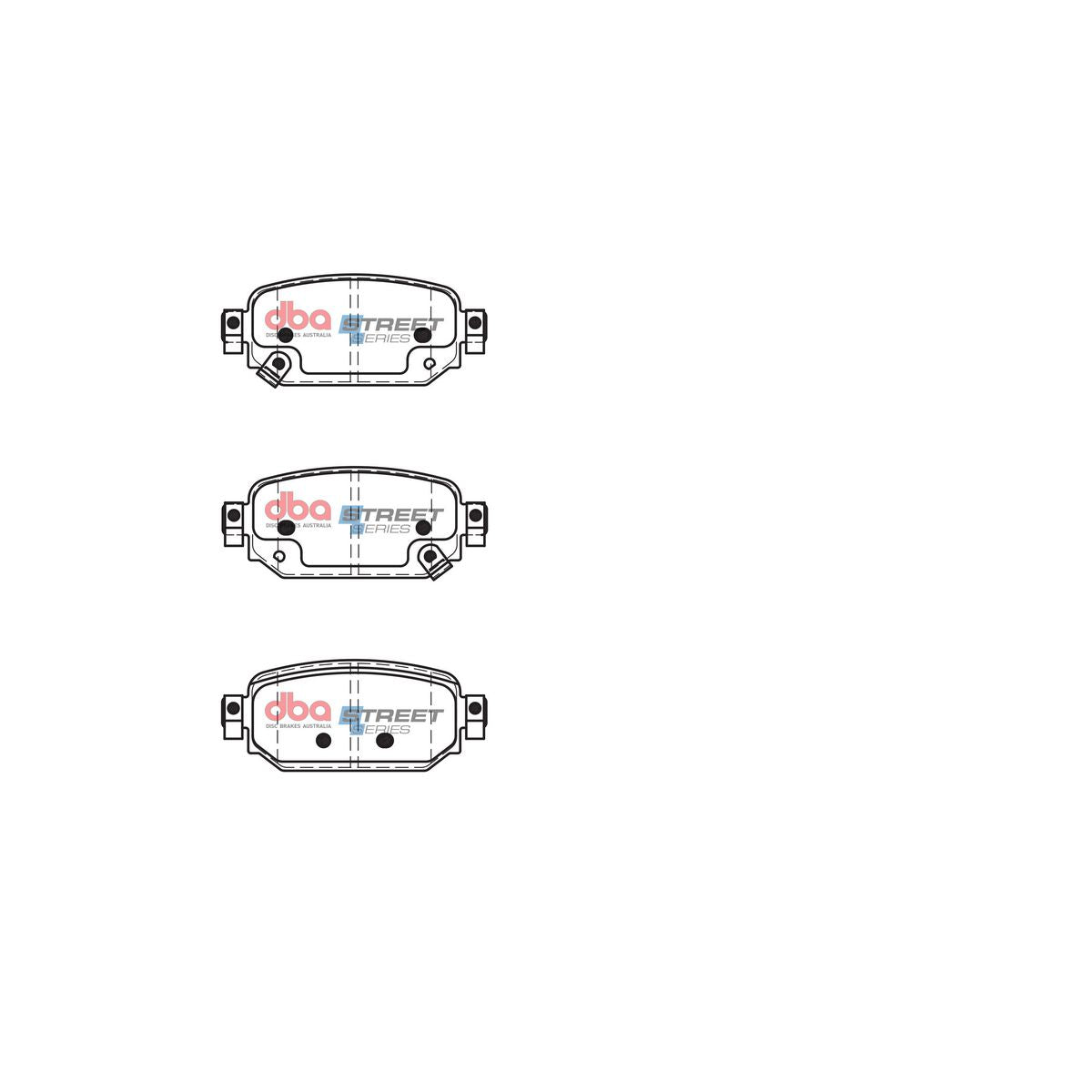 DBA Street Series Brake Pad Set DB15045SS