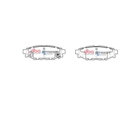 DBA Street Series Brake Pad Set Rear DB1803SS