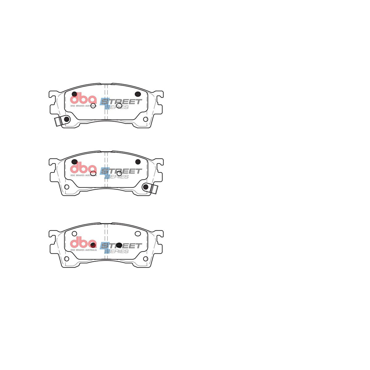 DBA Street Series Brake Pad Set Front DB1362SS