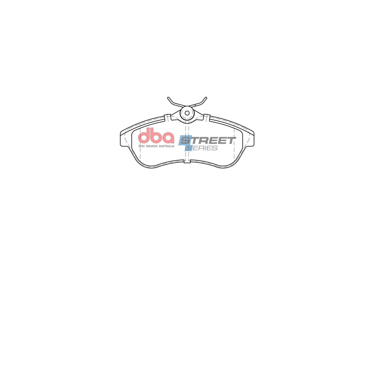 DBA Street Series Brake Pad Set Front DB2043SS