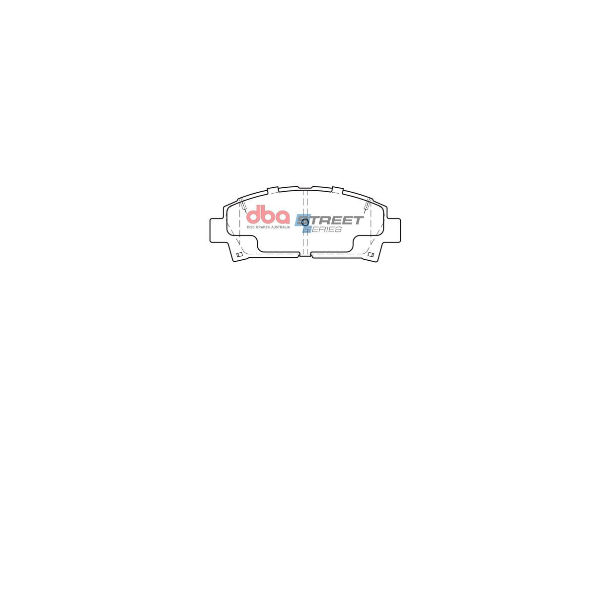 DBA Street Series Brake Pad Set Front DB1352SS