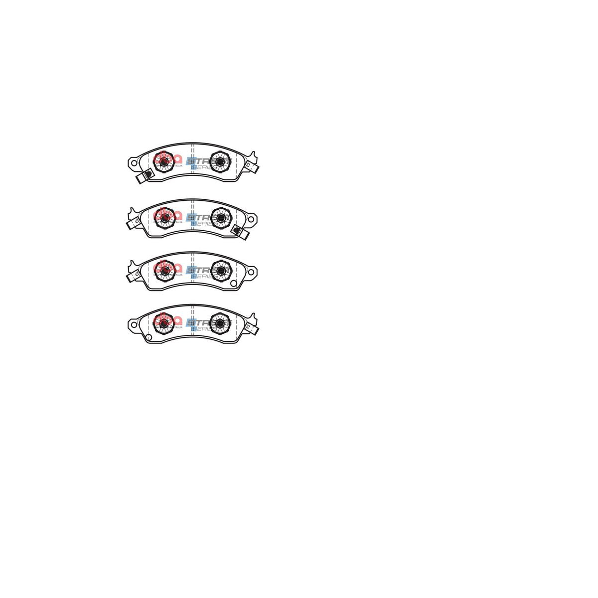 DBA Street Series Brake Pad Set Front DB1353SS