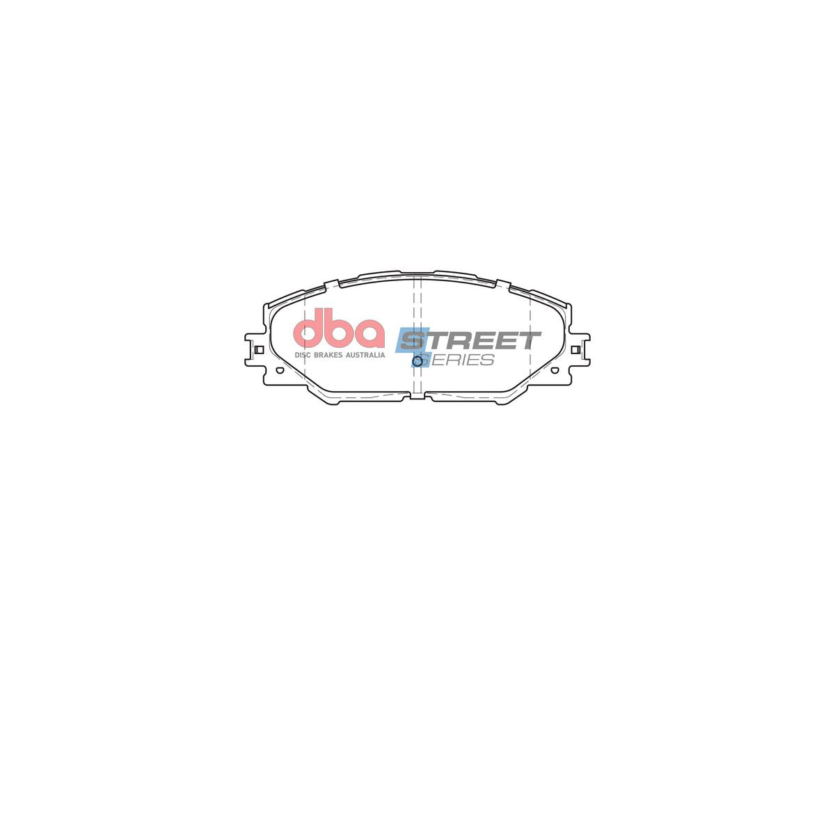 DBA Street Series Brake Pad Set Front DB1801SS