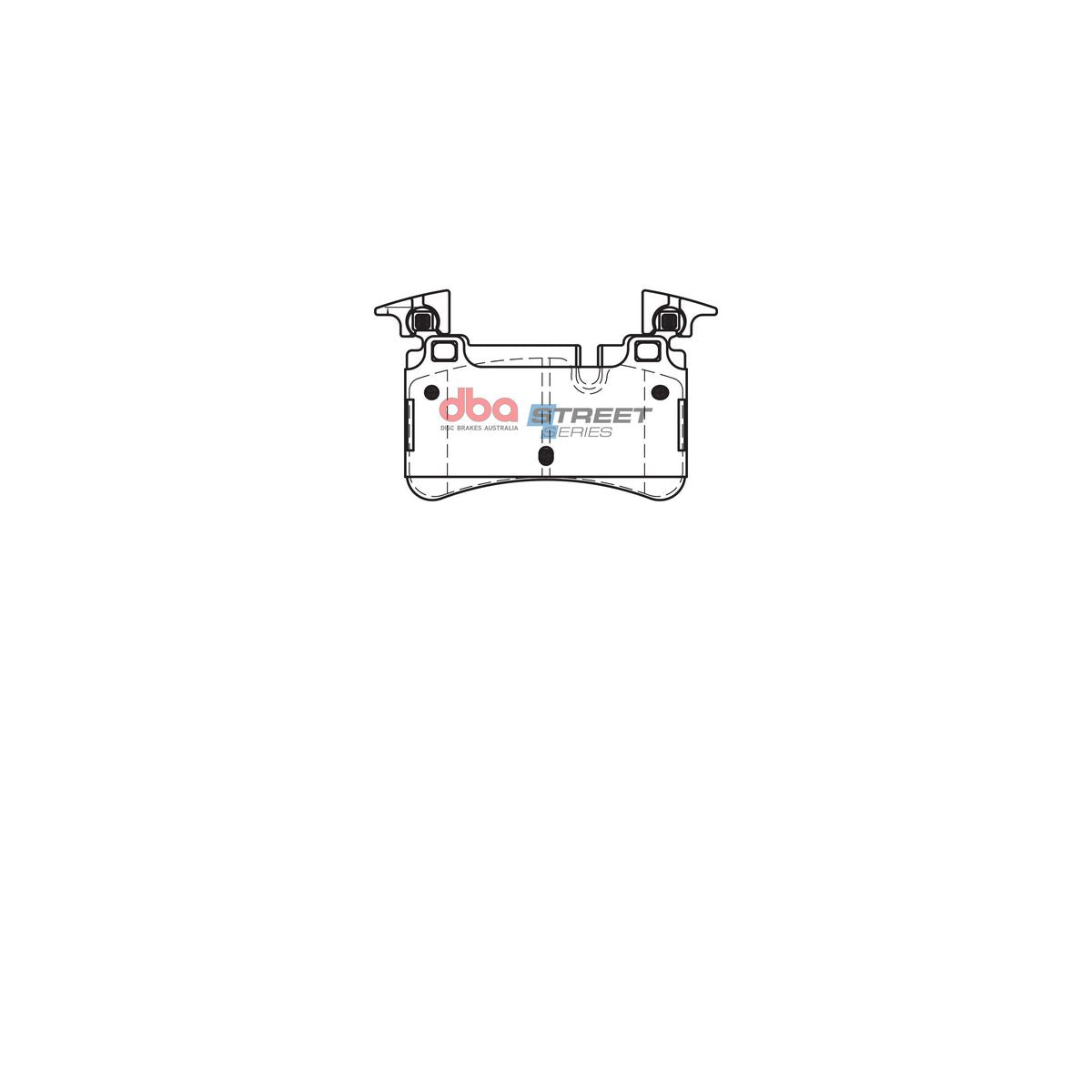 DBA Street Series Brake Pad Set DB15037SS