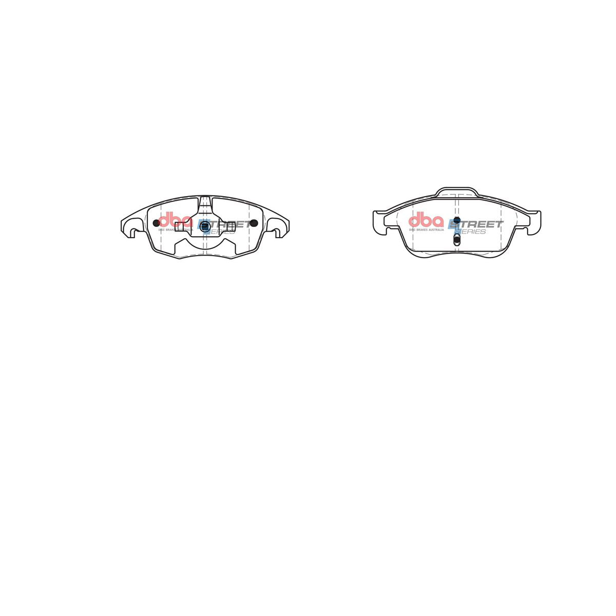 DBA Street Series Brake Pad Set Front DB2040SS