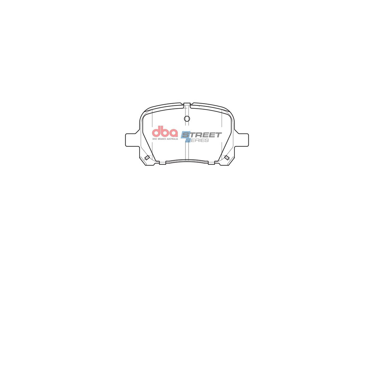DBA Street Series Brake Pad Set Front DB1345SS
