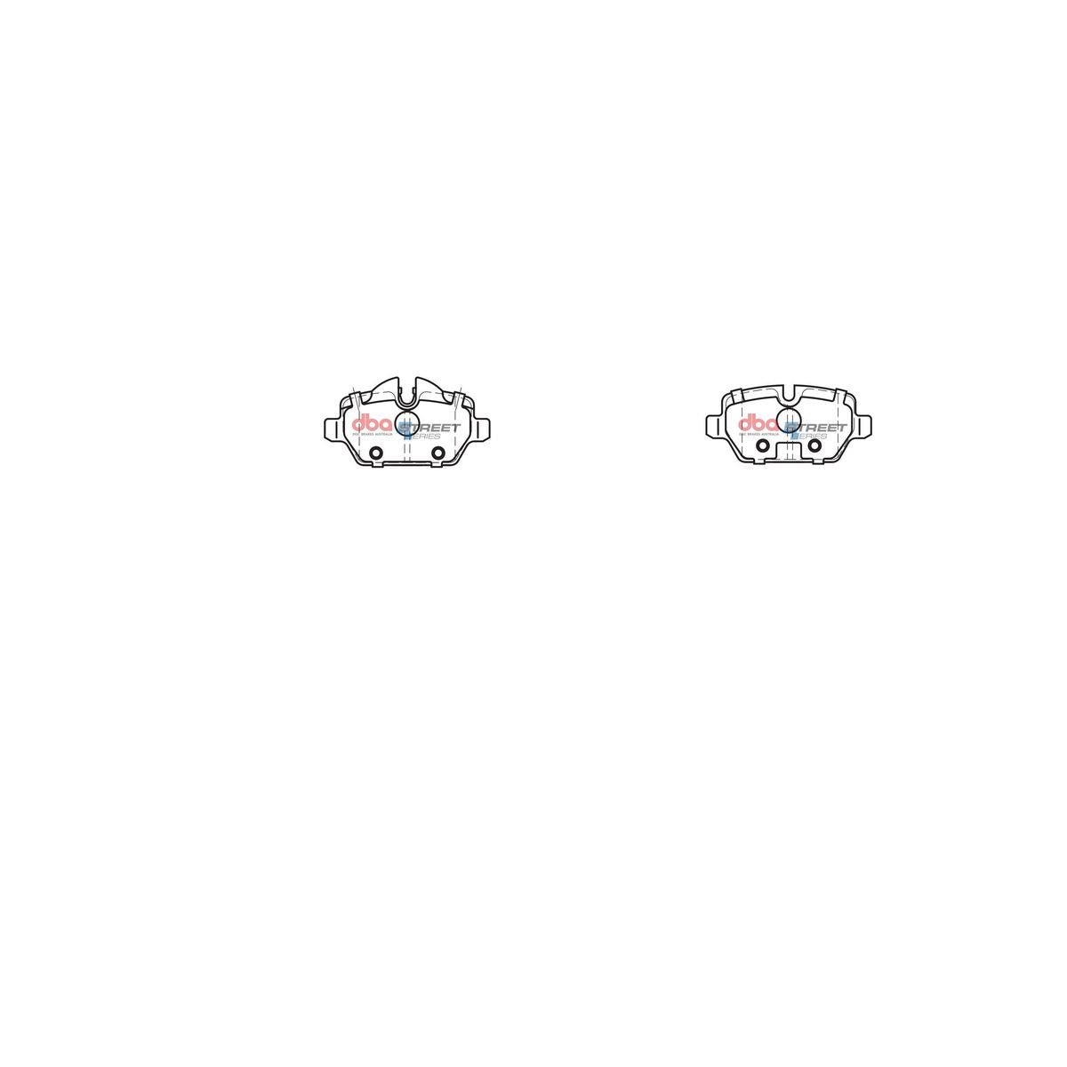 DBA Street Series Brake Pad Set Rear DB1783SS
