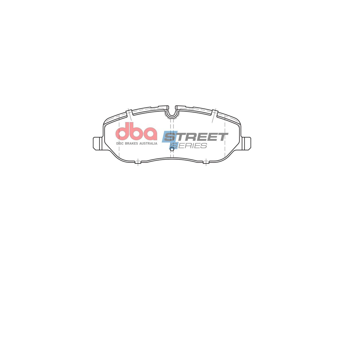 DBA Street Series Brake Pad Set Front DB1780SS