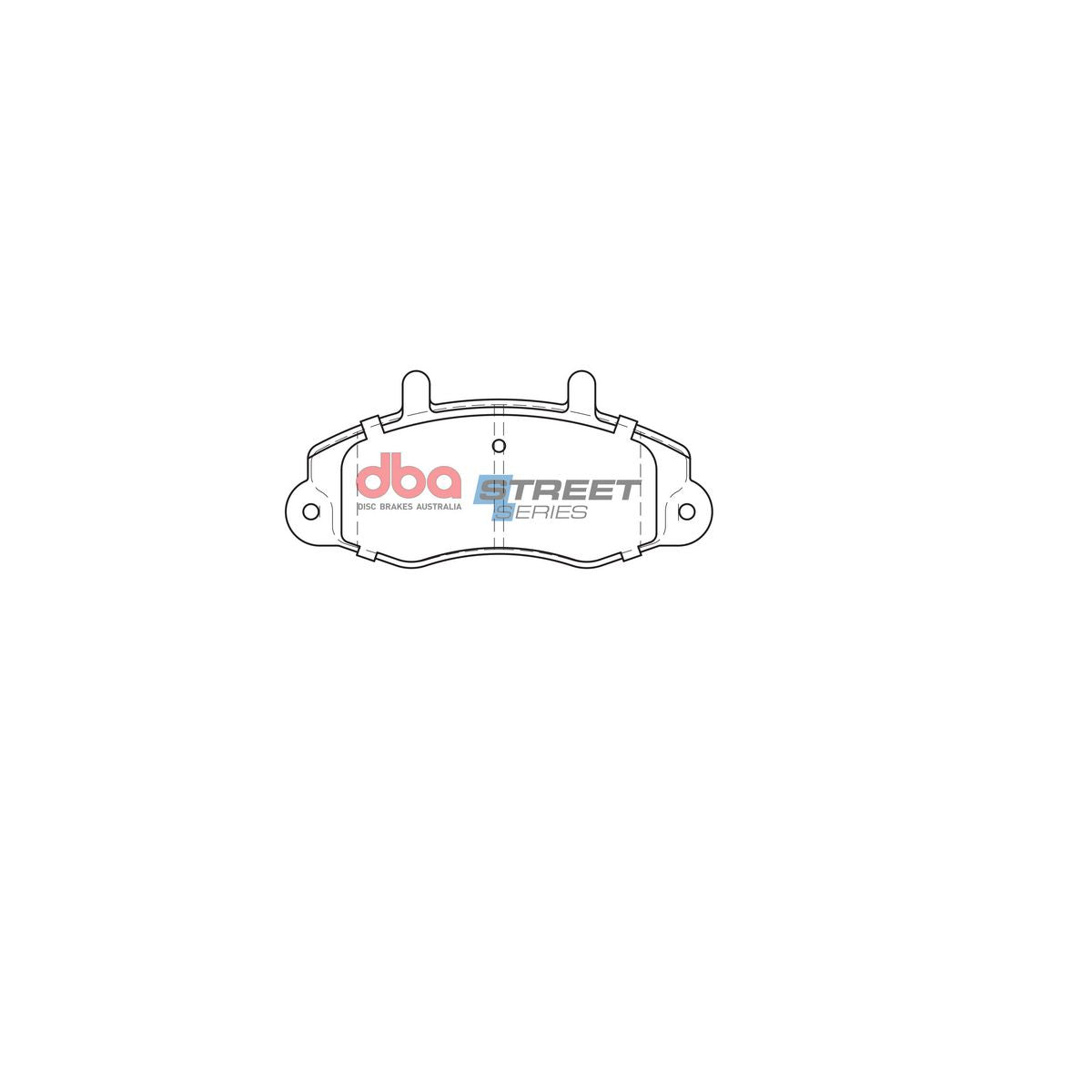 DBA Street Series Brake Pad Set Front DB1340SS