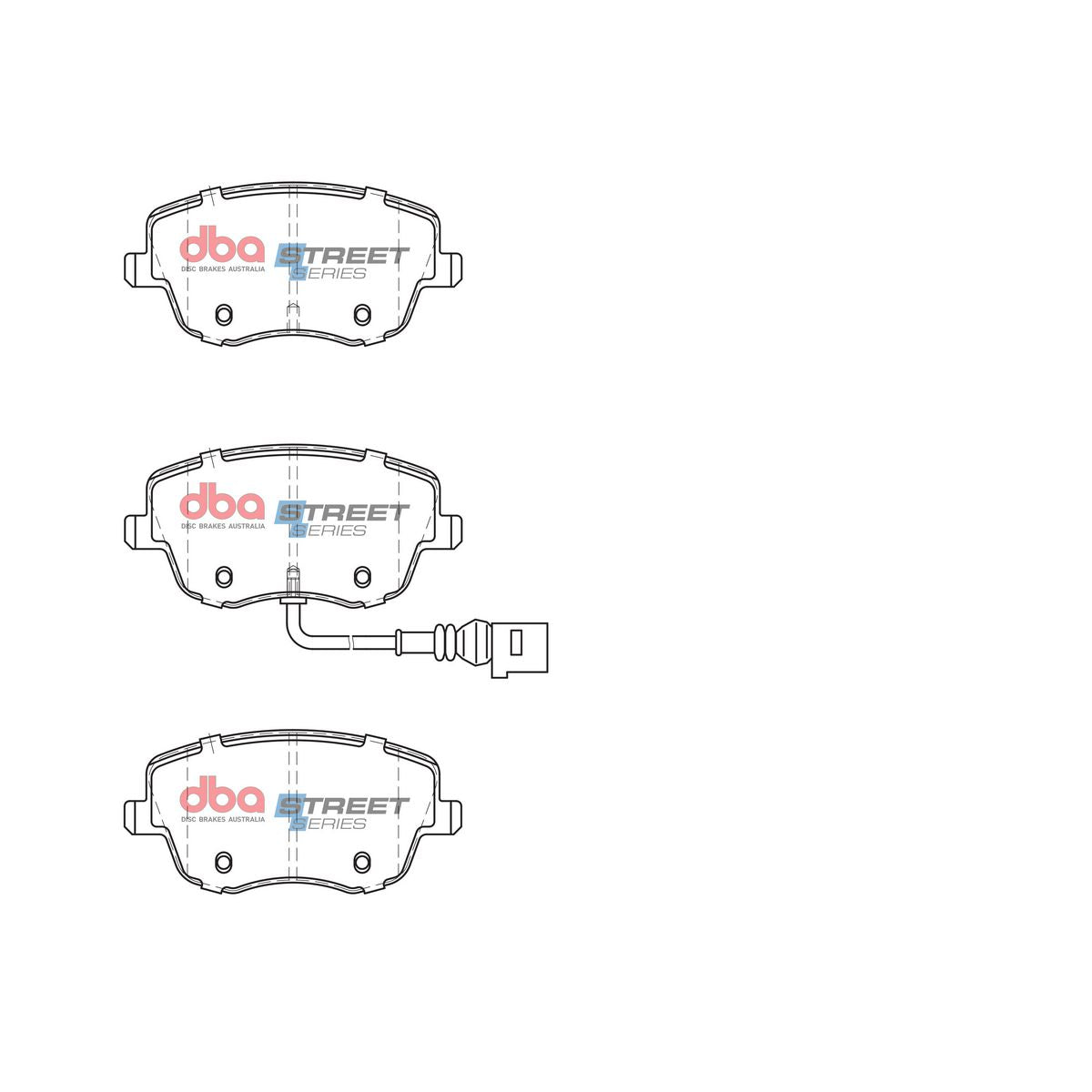 DBA Street Series Brake Pad Set Front DB2032SS