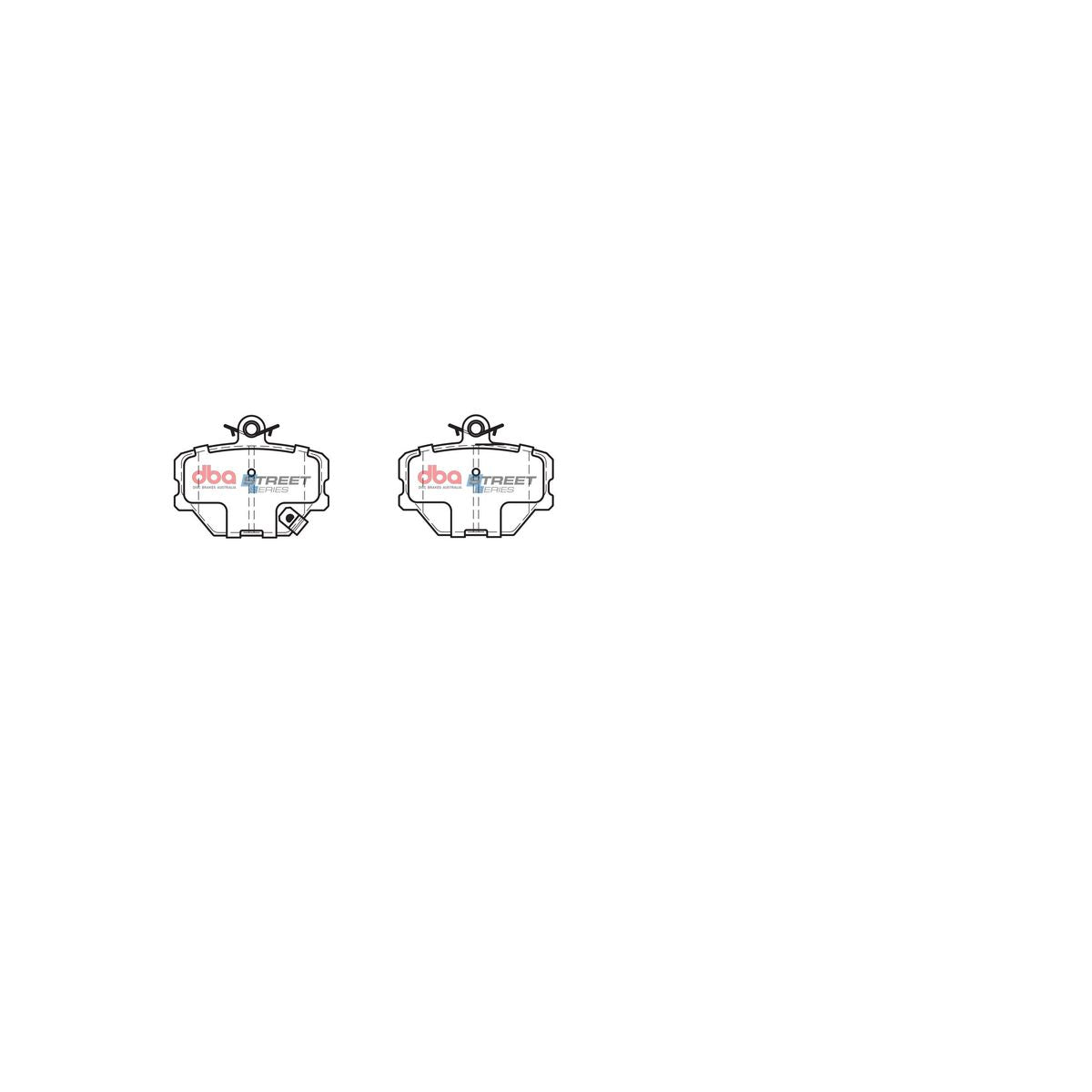DBA Street Series Brake Pad Set Front DB2030SS