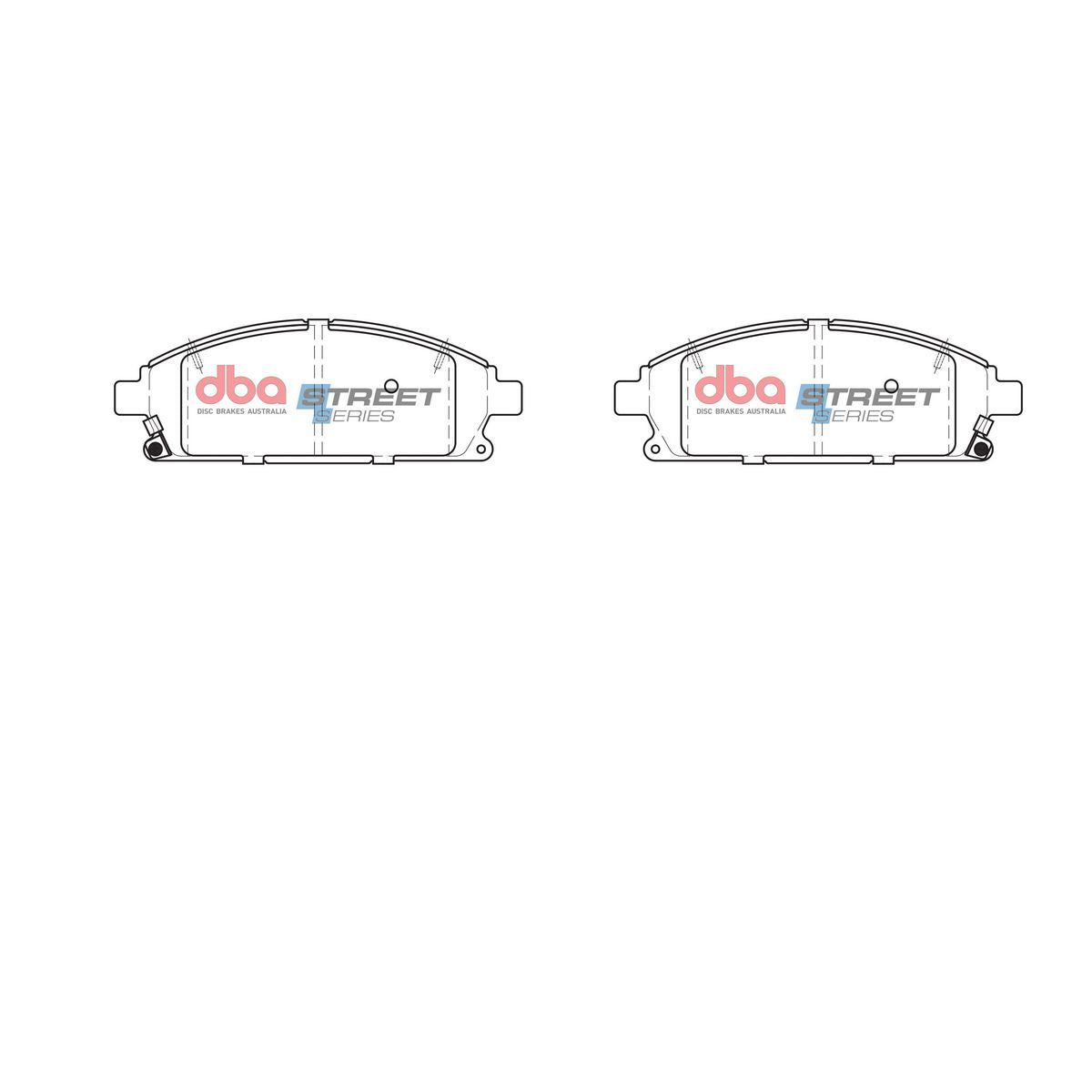 DBA Street Series Brake Pad Set Front DB1333SS