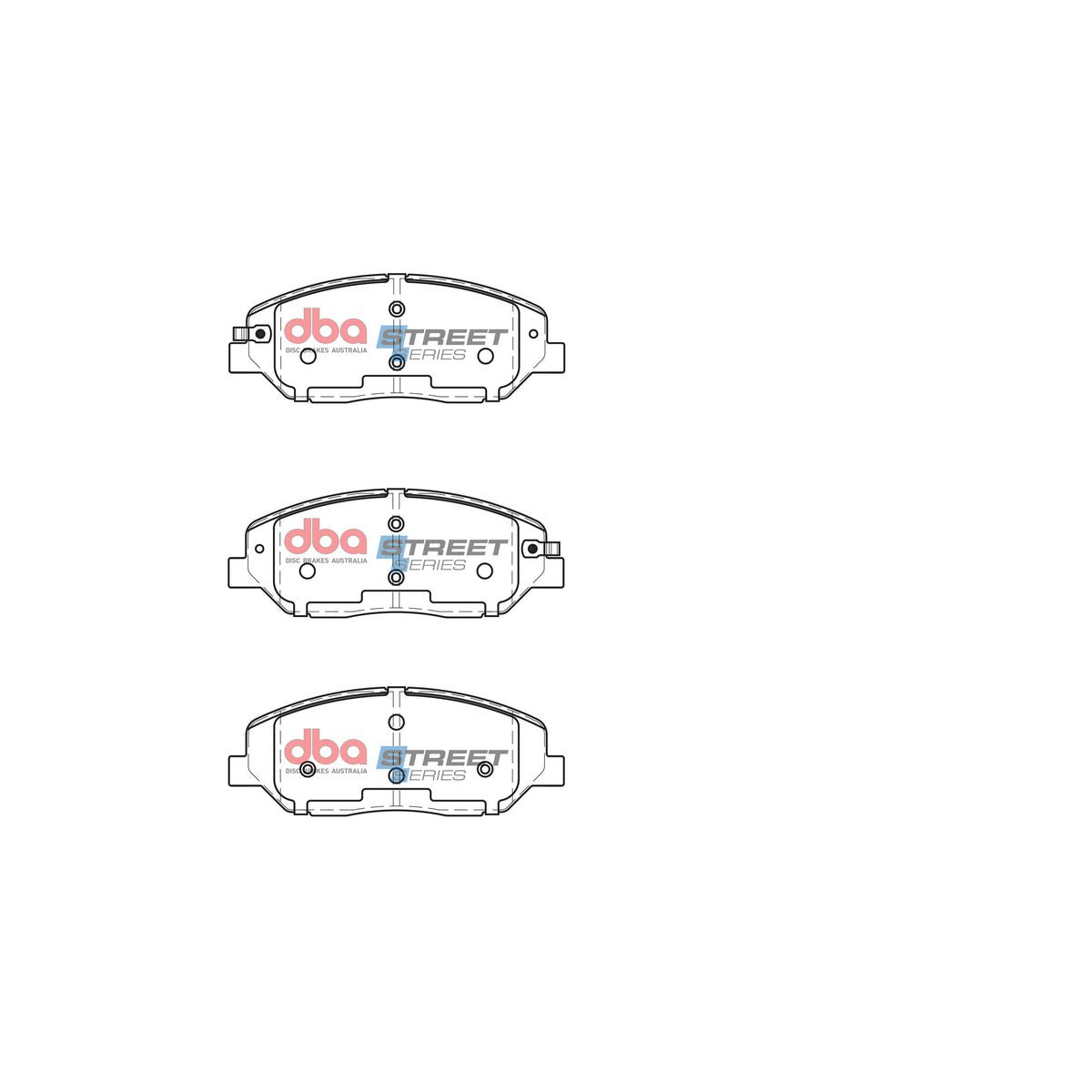 DBA Street Series Brake Pad Set Front DB2034SS