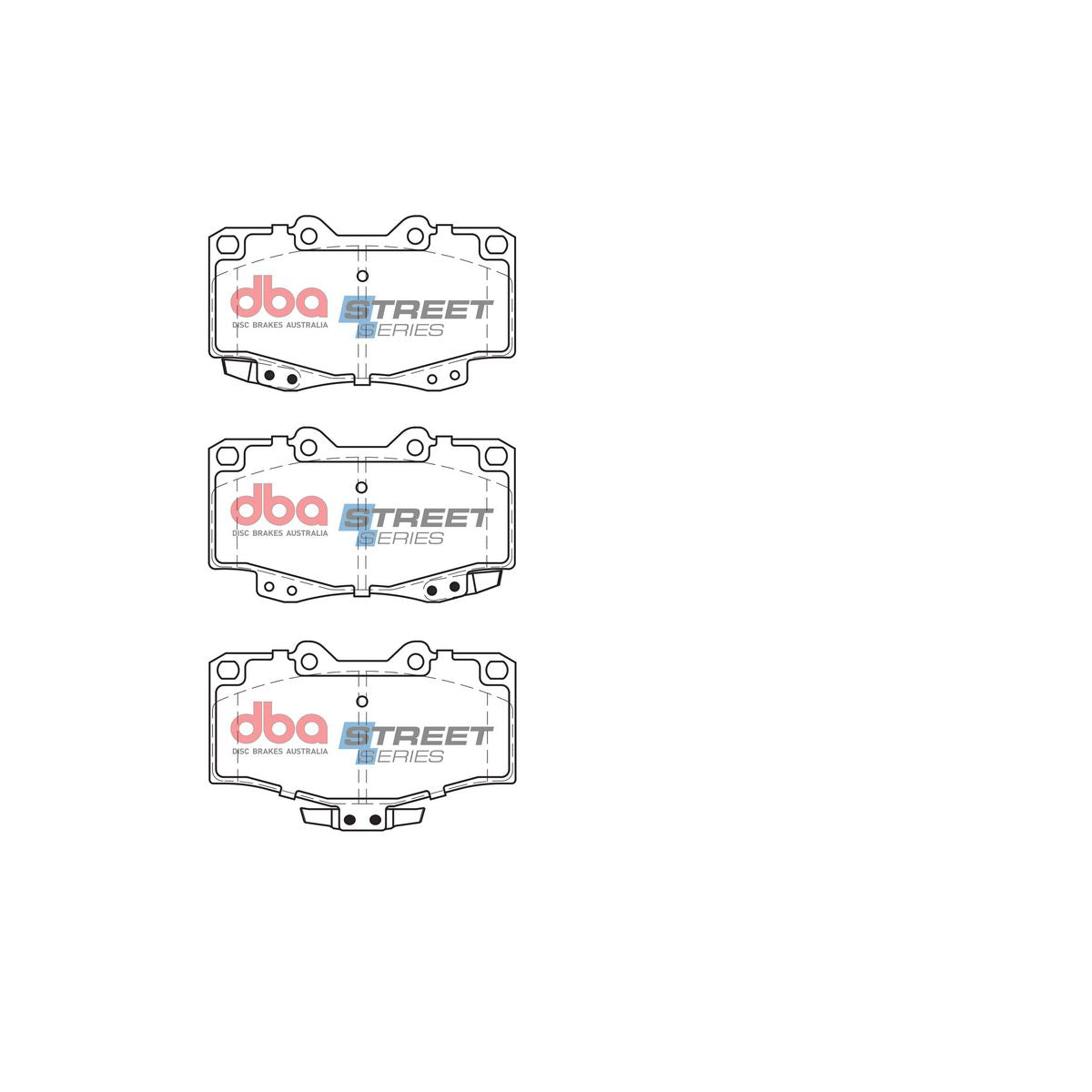 DBA Street Series Brake Pad Set Front DB1323SS