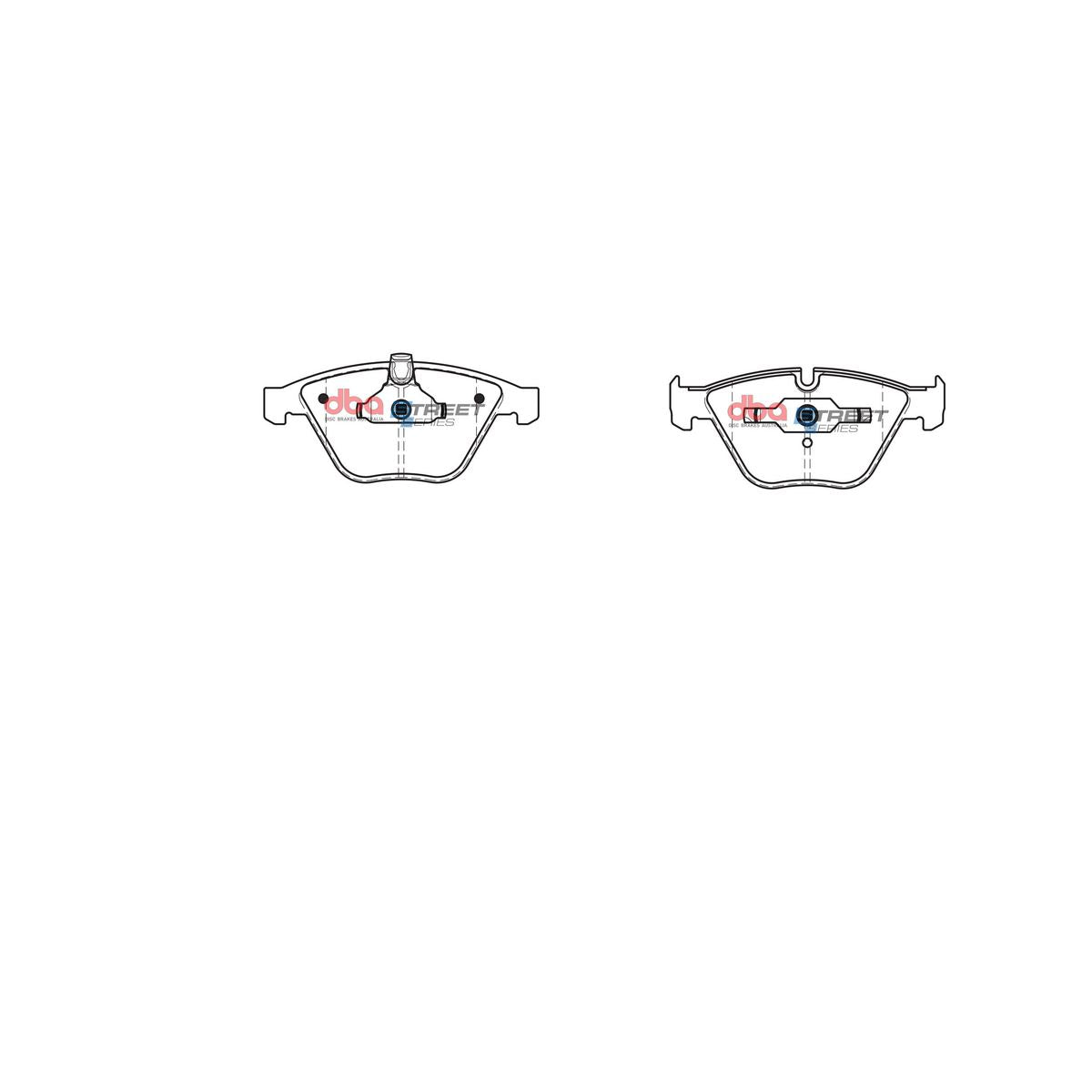 DBA Street Series Brake Pad Set Front DB1498SS
