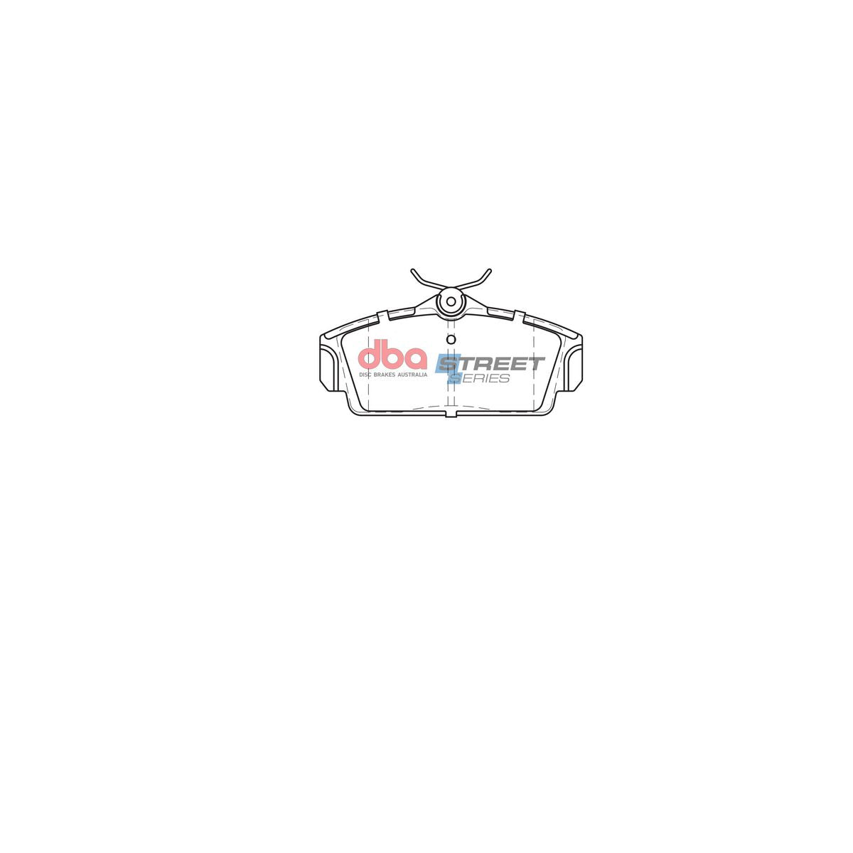 DBA Street Series Brake Pad Set Front DB1761SS