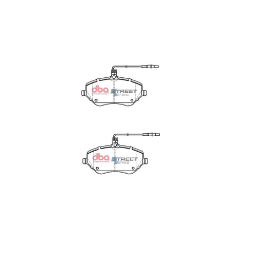 DBA Street Series Brake Pad Set Front DB2024SS