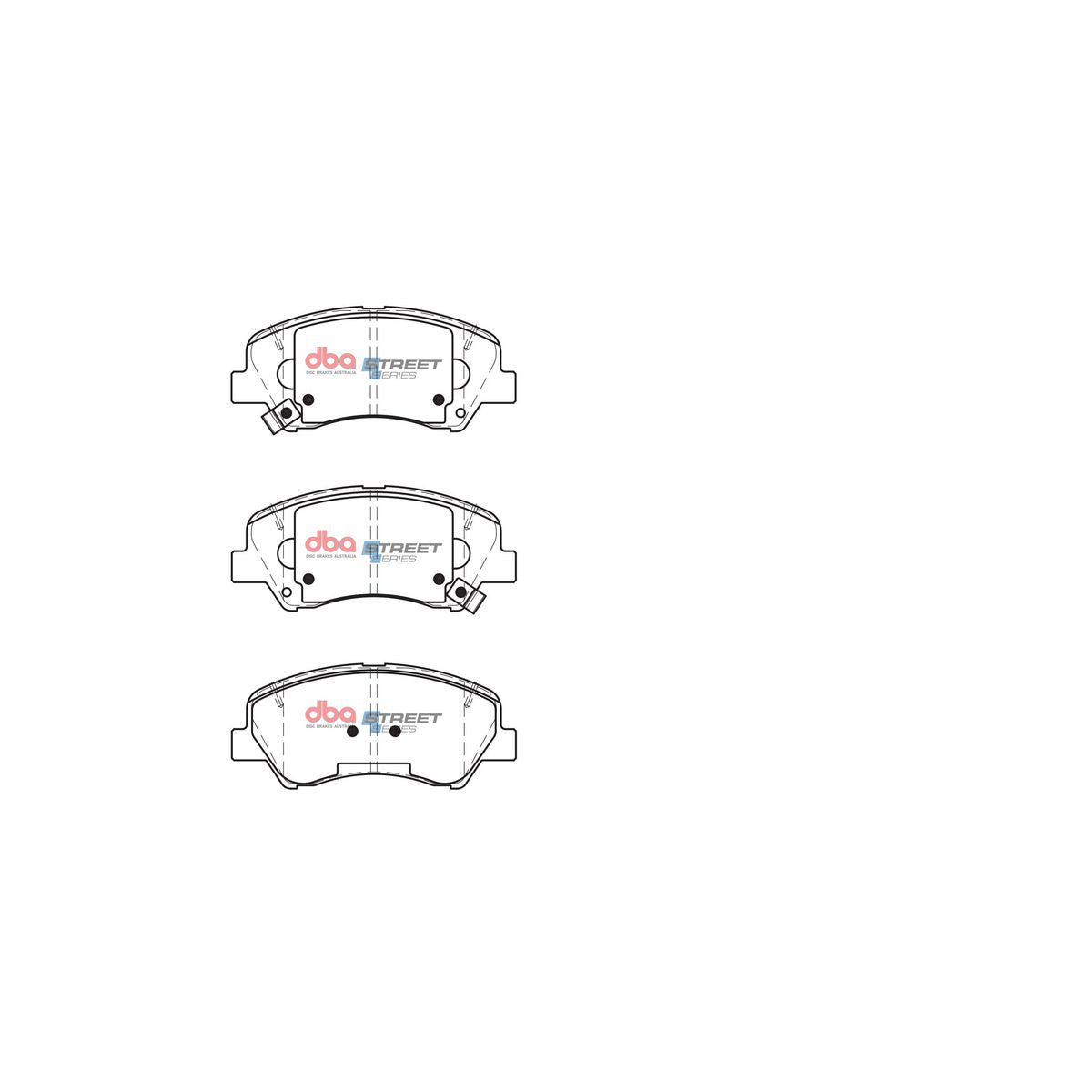 DBA Street Series Brake Pad Set Front DB2272SS