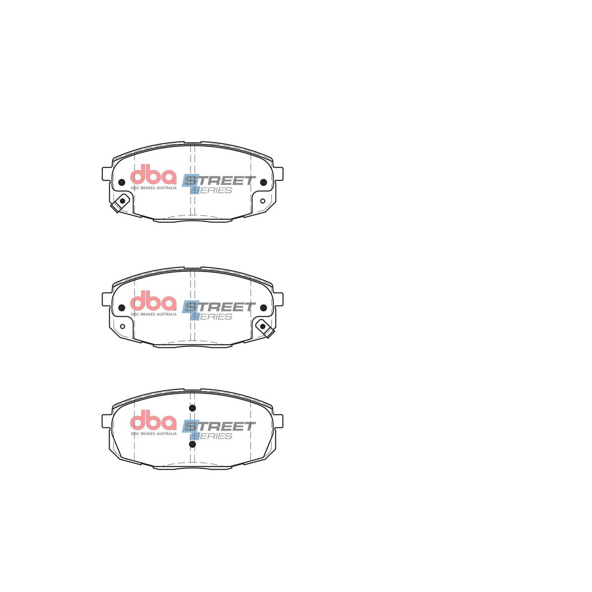 DBA Street Series Brake Pad Set Front DB1754SS