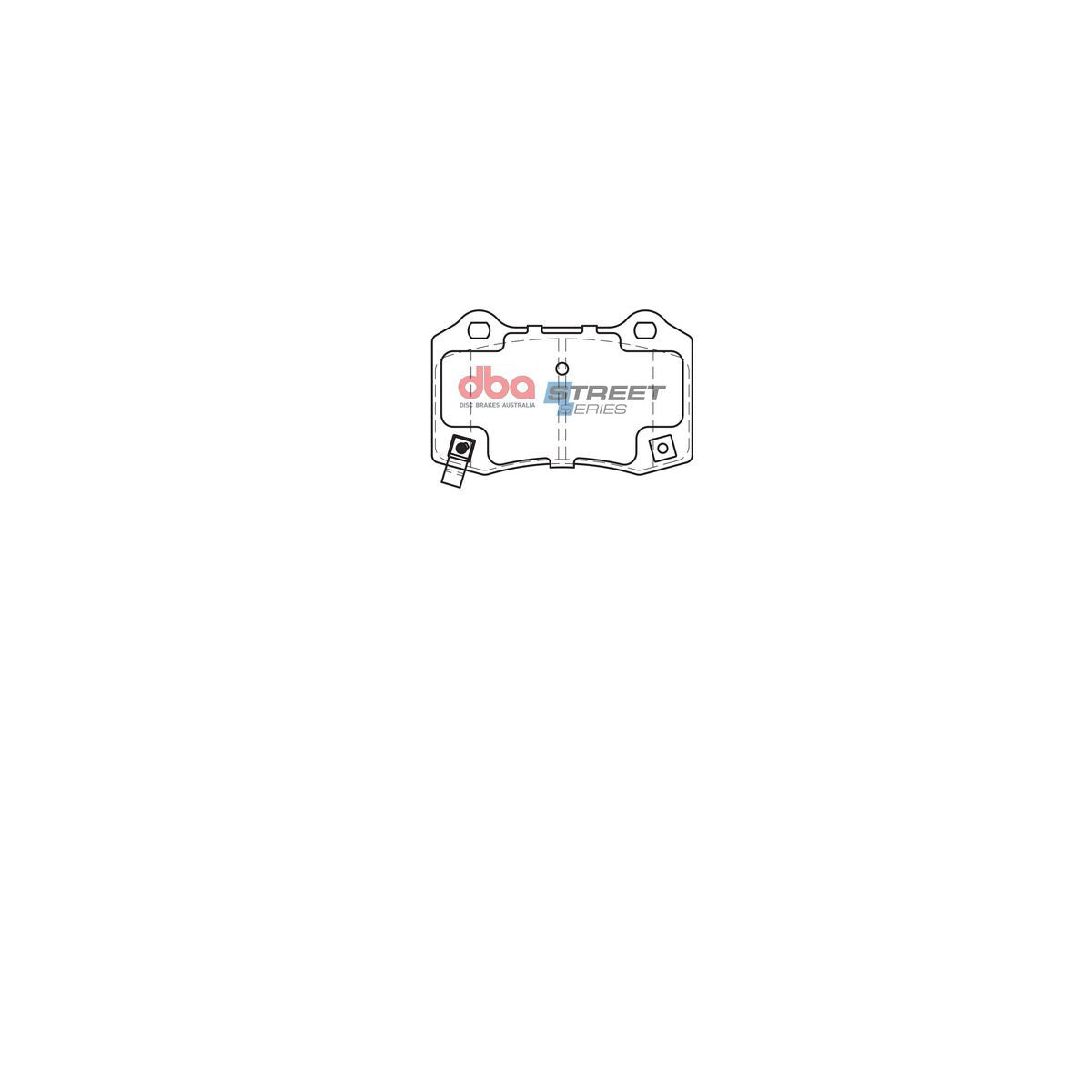 DBA Street Series Brake Pad Set Rear DB2260SS