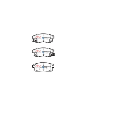 DBA Street Series Brake Pad Set Rear DB1493SS