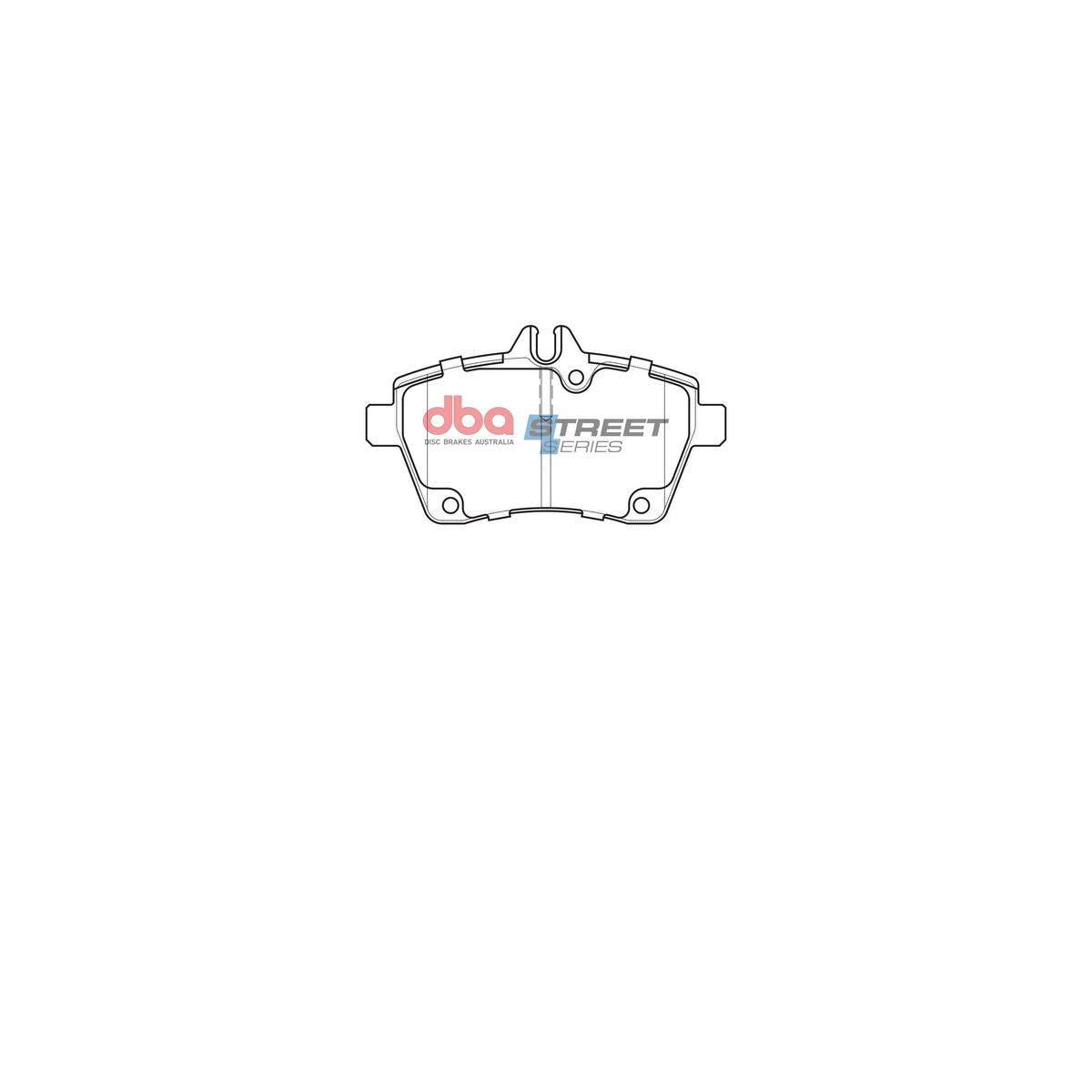 DBA Street Series Brake Pad Set Front DB2019SS