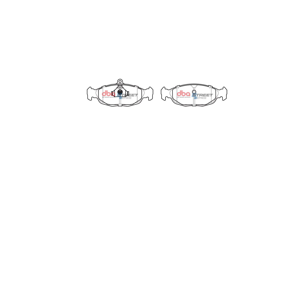 DBA Street Series Brake Pad Set Front DB1275SS